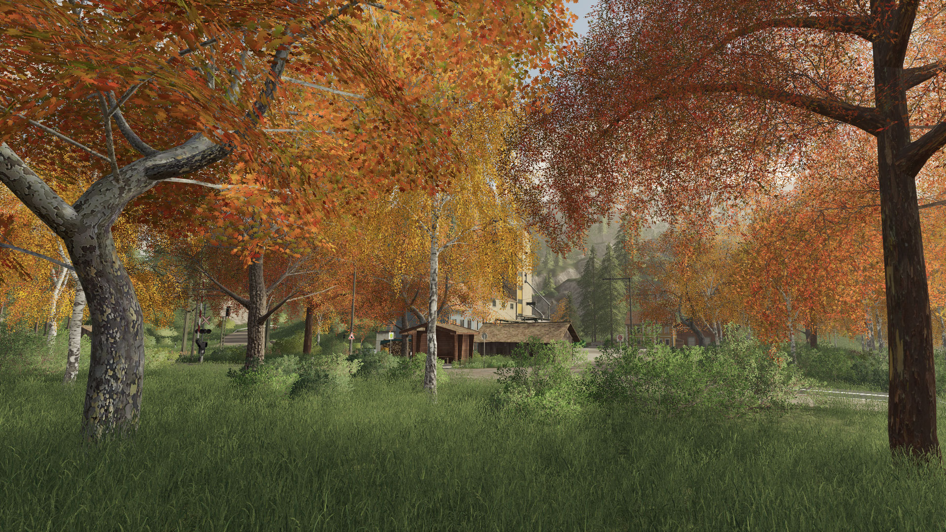 An autumn scene An autumn scene