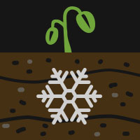 Frozen ground icon